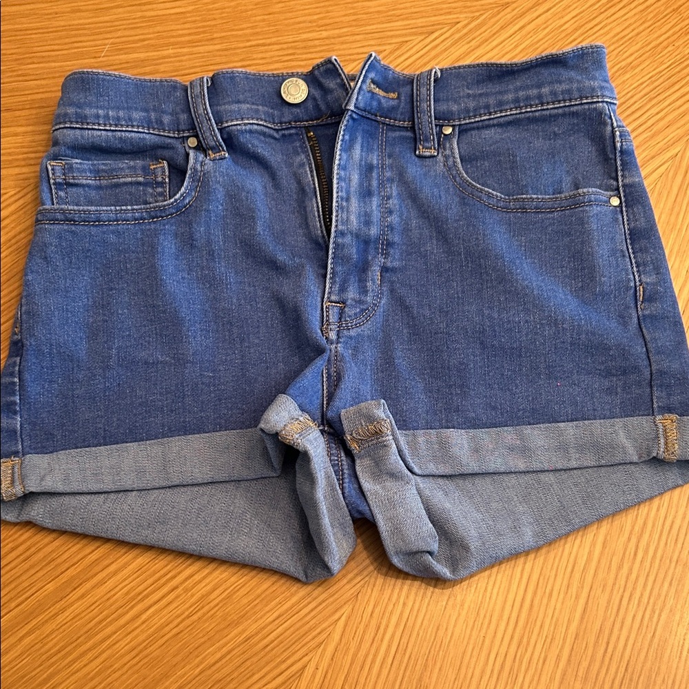 Blue Denim Shorts